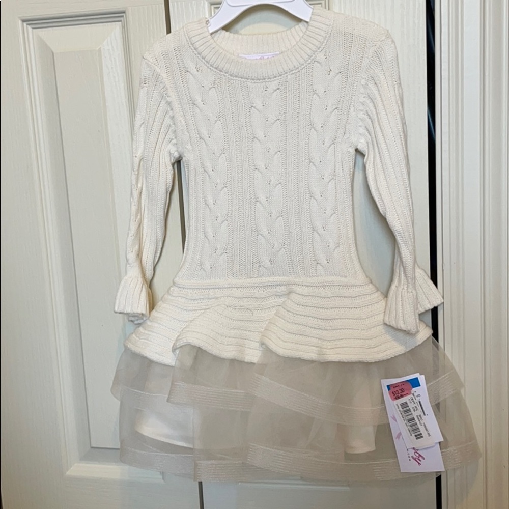 24mo cream dress